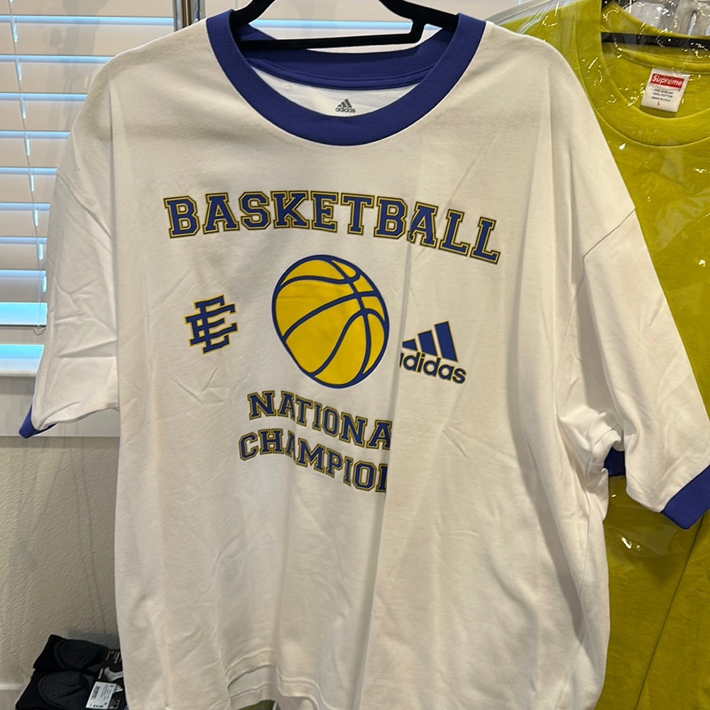 NWT ADIDAS Men's Eric Emanuel Hoops Summer Essentials Basketball Tee SIZE XL